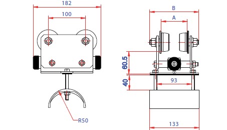 SSMEC CARRETILLA Modelo.1360-01-65