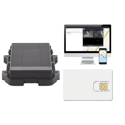 KIT Localizador 4G con carga solar / Semiautónomo / Rastreo de contenedores / Cajas de tráiler / Alarma de sabotaje audible / Incluye Licencia vitalicia EPCOMGPSCODE y SIM de datos SIM500MB2Y | LL303KIT2