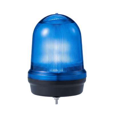 LED con patrones fijo/intermitente, estroboscópico y simulación rotatorio, Color Azul de 12-24 VCD | MFL125-012024-B