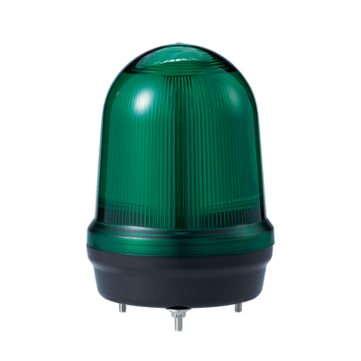 LED con patrones fijo/intermitente, estroboscópico y simulación rotatorio, Color Verde de 12-24 VCD | MFL125-012024-G