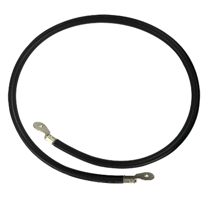 Cable para Baterías, 1 m, Negro, Calibre 2 AWG con Terminales de Ojo en Ambos Extremos | CBL-AWG2-1B