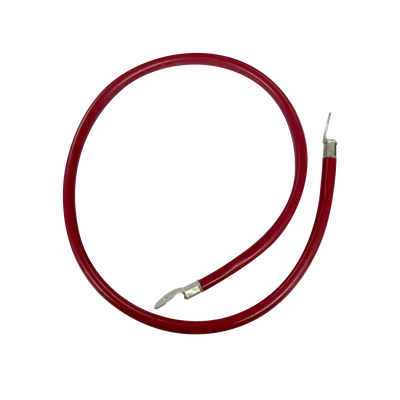 Cable para Baterías  1 m, Rojo, Calibre 2 AWG con Terminales de Ojo en Ambos Extremos | CBL-AWG2-1R