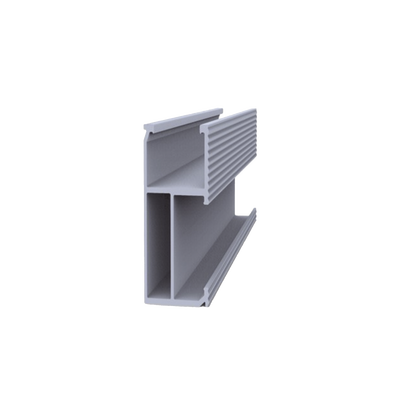 Riel 8 para montaje de módulos fotovoltaicos de aluminio anodizado de 2700mm. | EPL-SR8-2700