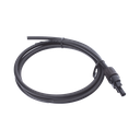 Cable Fotovoltaico 1.5 m, Negro, Calibre 10 AWG con Terminal MC4-H en un Extremo | CBL-MC4-1.5BLK