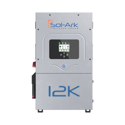 Inversor Hibrido SOL-ARK, 12 Kw, 220 Vcc, Fase Dividida, WIFI incluido, IP65, Entrada de Baterías a 48 Vcc | 12K2P