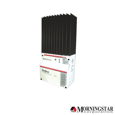 Controlador de Carga Solar TriStar PWM 60 A / 12V 24V 48V / Puerto RS-232 / Hasta 4 kW / Disipador de Calor / 7 Preajustes | TS-60