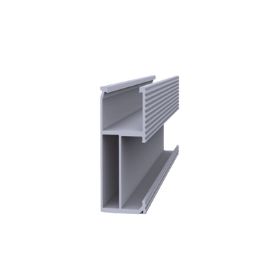 Riel 8 para montaje de módulos fotovoltaicos de aluminio anodizado de 1400mm. | EPLSR81400