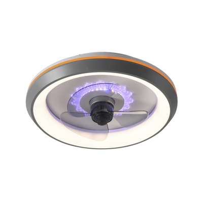 Ventilador de Techo con Luminario LED de  110 V CA 50/60 Hz /  88 W /4500 Lm / 6500 - 4 000 - 2 700 K /6 Tonos de Luz / 500 mm / 6 Velocidades / Dimeable. | JLV-012