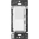 (Caseta Wireless) DIVA Atenuador de pared. Aumenta/Disminuye Intensidad de Iluminación.  No requiere cable neutro. 150W LED / 600W INC/HAL | DVRF6LWH