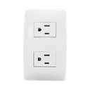 Contacto Dúplex de 127 V~60 HZ 15 A / Color Blanco. | JTL-B72-23