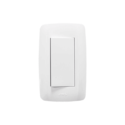 Apagador Sencillo de 127 V 10 A /Color Blanco. | JTL-B72-01
