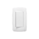 Apagador Sencillo de 127 V 10 A /Color Blanco. | JTL-B72-01