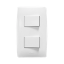 Apagador Escalera Doble de 127 V~60 Hz 10 A/ Color Blanco. | JTL-B72-40