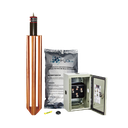 Kit de puesta a tierra de 100 Amperes con Electrodo, Filtro, Acoplador y Compuesto H2Ohm. | TG-100K