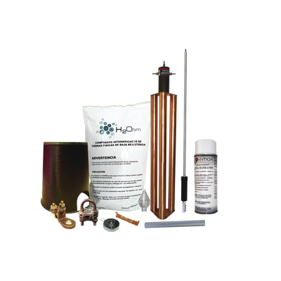 Kit Pararrayo con Accesorios de Instalación en Torre para Protección de 80 m de Diámetro. | KITMASTERALUT