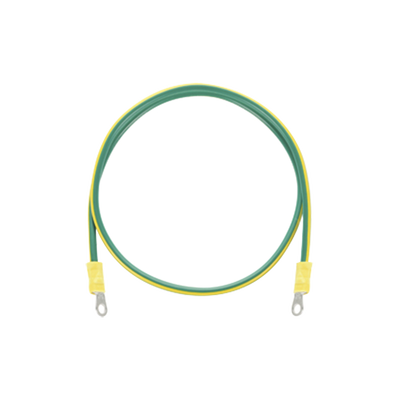 Jumper para Puesta a Tierra con Cable 8 AWG con Conectores de Ojo de 50 cm. | EIG-8AWG-50