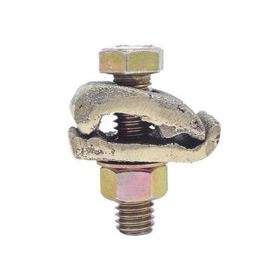 Conector Cable a Superficie Plana / Bronce 100% / Cable 4-2/0 AWG / Sin Soldadura Exotérmica / 2.5x3.5 cm (1x1.4 in) | LP-CU-2/0