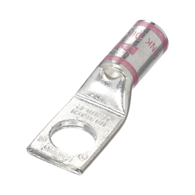 Zapata de compresión LCA1/0-12-X, para cal. 1/0 Awg, Barreno para tornillo prisionero de 1/2, 1 Pz | LCA1/0-12-X