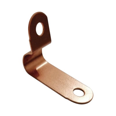 Abrazadera Cable Bajada / Cobre 99.9% / Cable hasta 1 in / Muros y Techumbres / Exterior / Sin Tubería | LP-A-BAJA