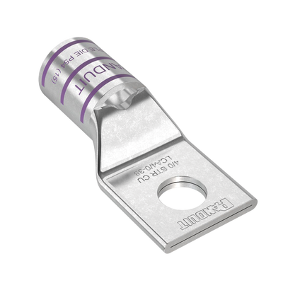 Zapata de Compresión de Cobre con Orificio 3/8", para Cable 4/0 AWG. 1 Piezas | LCA4/0-38-X