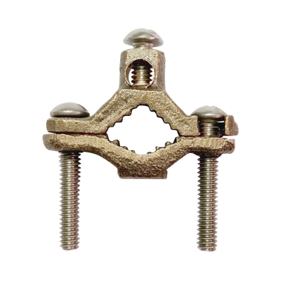 Conector Tubo a Cable / Bronce 100% / Tubo hasta 1 1/4 in / Cable 4 AWG / Aterrizaje Torres TZ / Sin Soldadura | LP-CTZ-114