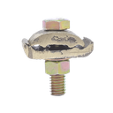 Conector 2 Cables a Superficie Plana / Bronce 100% / Cable 4-2/0 AWG / Sin Soldadura / 2.5x4x3 cm (1x1.6x1.2 in) | LPCC2/0