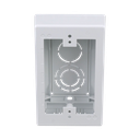 Caja de Pared Superficial, Uso Universal con Placas de Pared, con Cinta Adhesiva, Color Blanco | JBX3510WH-A