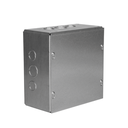 Caja Extra Grande 15"x15"x 4"/ Profundidad 4"/Entradas Laterales - Finales 4 Entradas de 1/2"- 3/4", 2 Entradas de 3/4" - 1" y 2 Entradas de 1"- 1 1/4"/ Incluye tapa / Incluye tapa. | HUB-SC-1515-04G