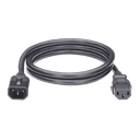 Cable de Alimentación Eléctrica Con Bloqueo de Seguridad, de IEC C14 a IEC C13, 1.2 Metros de Largo, Color Negro, 1 Pieza | EP1314048X125