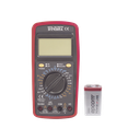 KIT Multímetro Digital DT9205A 600 Vcc /  Vca  CATII,  con Pantalla LCD. Incluye Batería ER-9V de 9V | DT9205AKIT