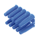 Taquete azul 3/8" para tornillo 12mm x 2" (100pzs) (1105-05100) | TP-3