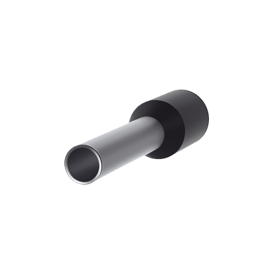 Ferrule Aislado PAN-TERM para Cable 16 AWG, Largo 16.5mm, DIN Color Negro. Paquete 500 Piezas | FSD78-10-D