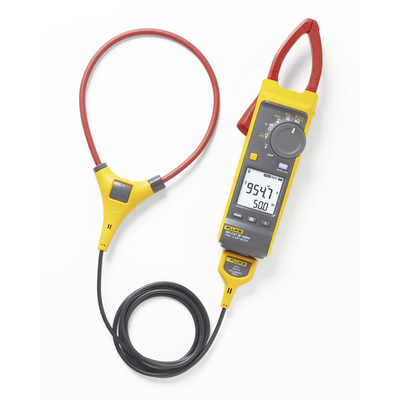 Pinza Amperimétrica de Corriente CC/CA de Verdadero Valor Eficaz con iFlex CAT III 1500 V. Ideal para Sistemas Solares, Eólicos, Baterías, Inversor, etc. | FLUKE-393FC