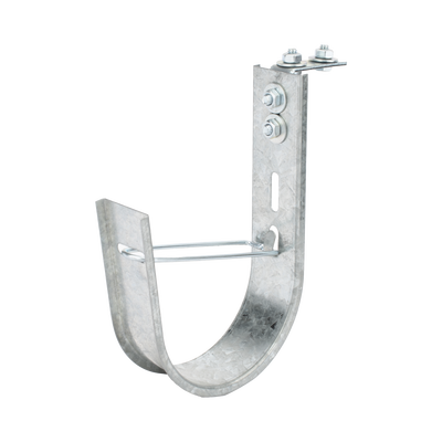 Soporte (Gancho) tipo J-Hook, hasta 115 cables Cat6, ideal para soportar cableado en los espacios de manipulación al aire, Para instalación en interior | CH-J100-EZ