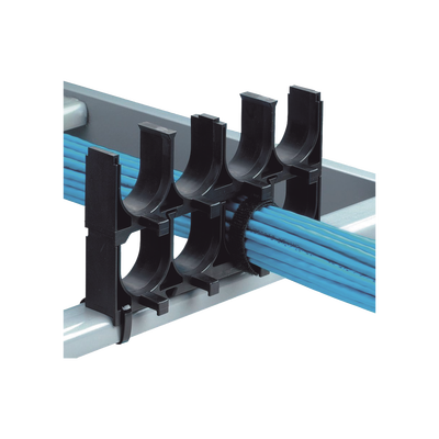 Espaciador de Cables de Nylon 6.6, Con 1 Espacio de 1.25 in (31.8 mm) de Diámetro, Color Negro, 1 Pieza | CRS1-125-X