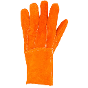 Guantes de Carnaza Largo/ Refuerzo en Palma / Resistente a Abrasión y Temperaturas Moderadas. | SYS-GCAL