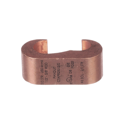 Conector de compresión a tierra de cobre Panduit CTAPR2/0-2-L, 1Pz | CTAPR2/0-2-L
