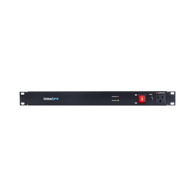 PDU para Distribución de Energía, Montaje en Rack, 11 salidas, Instalación Horizontal, de 19in, 1U, 15 Amp, 120 Vca | LP-PDU-11