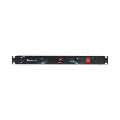 PDU para Distribución de Energía, Montaje en Rack, 11 salidas, Instalación Horizontal, de 19in, 1U, 15 Amp, 120 Vca, Con Indicador Led Y Display | LP-PDU-11DP