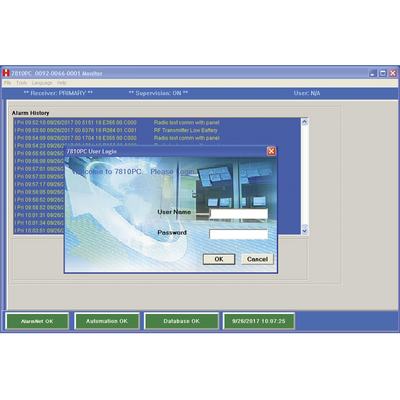 Software de Recepcion de Eventos de Alarma por IP o 3G/4G No requiere IP Publica Fija o Servicios de Nombres de Dominio DDNS | 7810PC-AM