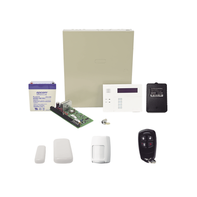 Kit inalámbrico de panel VISTA48 con teclado 6160RF receptor inalámbrico, 2 contactos magneticos, 1 PIR 5800PIR, 1 Control Remoto 58344, Batería y Transformador | VISTA48RFMINI/6160RF
