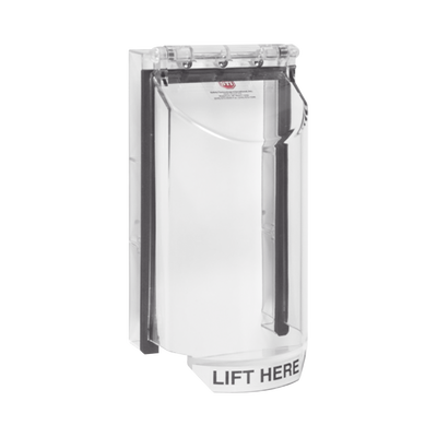 Cubierta De Policarbonato Serie Bopper StopperÆ, Para Lectora, Sin Llave, Transparente, Texto En Inglés | STI-6521-C