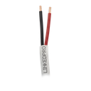 Bobina de Cable 305 Metros (1000 Pies): 2 x 16 AWG, Color Blanco, CMR, Para Sistemas de Seguridad y Alarmas | LP216W/1000