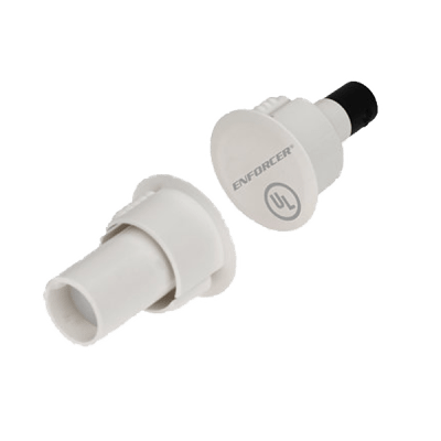 Contactos Magnéticos de Montaje Superficial / Ideal Para Puertas y Ventanas de Acero / Terminales Chapados En Oro / SPST (N.O.) / Circuito Cerrado / Imán Neodimio / 1" Brecha / Plástico ABS | SM4104TQ/W