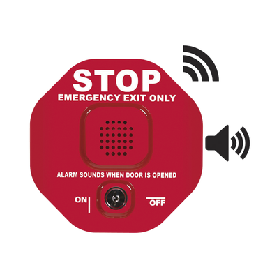 Alarma de puerta multifunción Exit Stopper® inalámbrica | STI-6400WIR