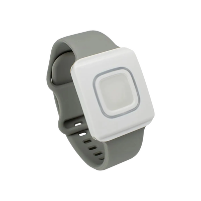 ALULA - Collar Panico Alula / Inalambrico / Tres IDs de Sensor / Montaje en Muñeca, Cuello, Cinturón y Superficie | RE603P