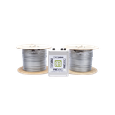 Kit de Cable Sensor Perimetral para Cerca Ciclonicas IRONCLAD / 610 METROS DE PROTECCION / 2 ZONAS; 305 METROS POR ZONA / Sin Falsas Alarmas por Viento / TODO Incluido/ TARJETA LPU400/ Calibración por Software | IROC-2Z-1000-V2