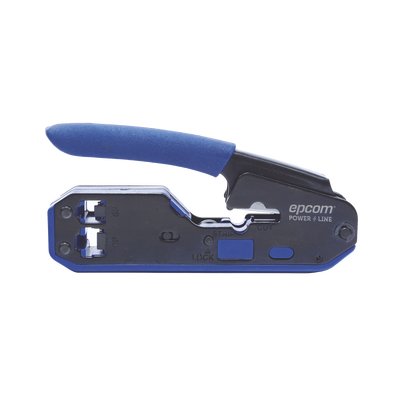 Pinza SLIM para Corte y Terminado de Plugs RJ45/RJ11, Acero al Carbón y Mango Ergonómico. | EP668