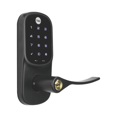 Cerradura  YRL226 con Teclado Táctil y Manija /Smarphone Control Opcional/ bronce Antiguo/ Para puertas de 35 mm a 45 mm de espesor. | MX89612