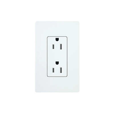 Tomacorriente receptáculo convencional  120V, 15A, color blanco. | CAR15WH